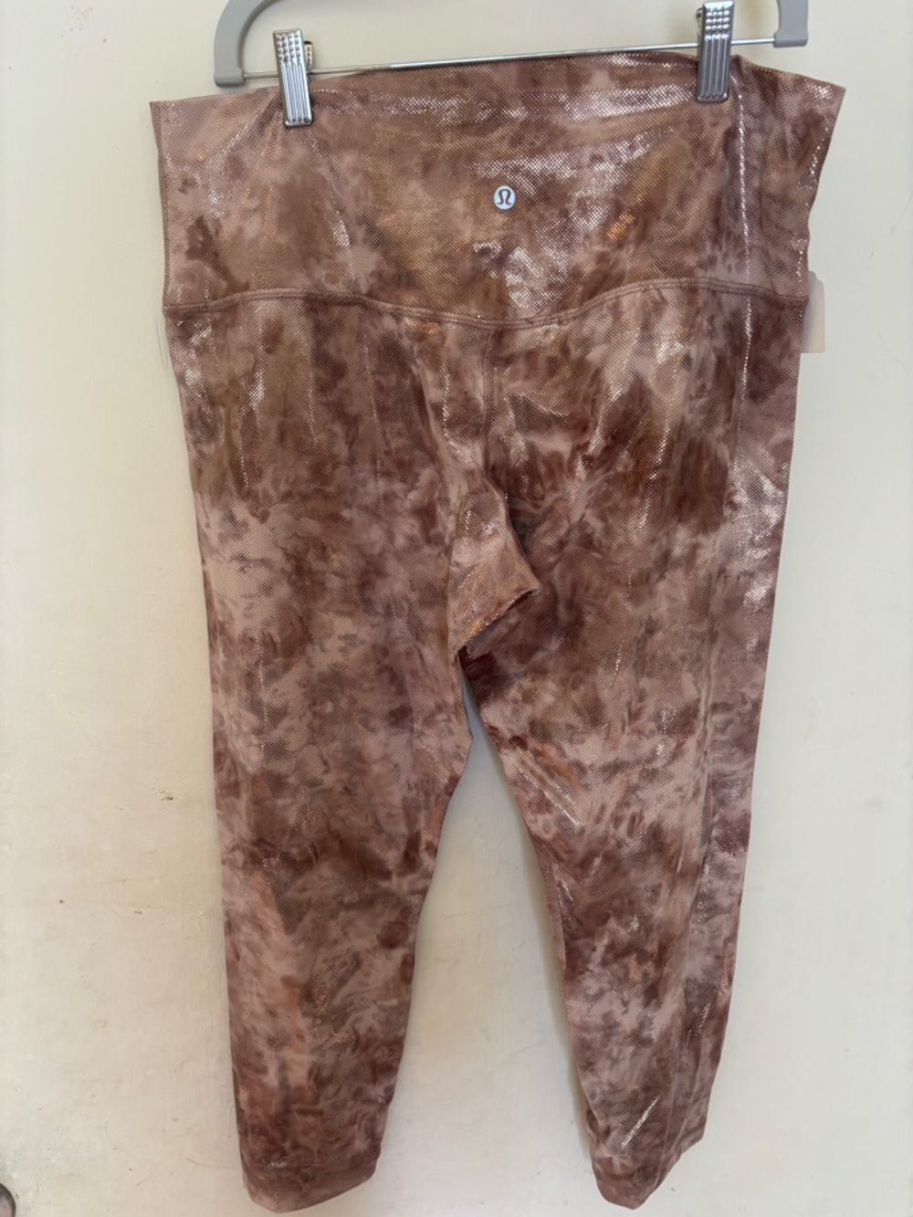 lululemon athletica Brown Tie-Dye High-Rise Leggings